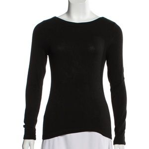 Kristensen du nord long sleeve black top